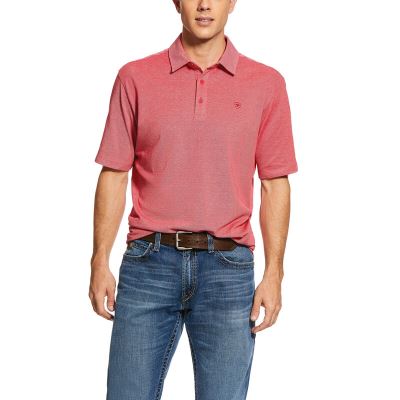 Ariat Pique TEK - Polo Koraal Heren - 15293-229